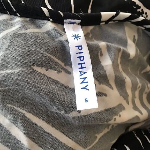 Piphany Tropical Print 3/4 sleeve dress size S - Picture 7 of 8